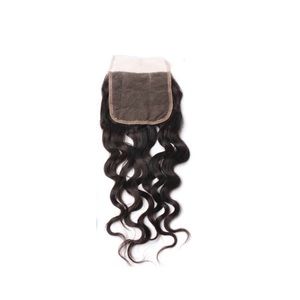 5x5 inch lace closure, Natural wave.